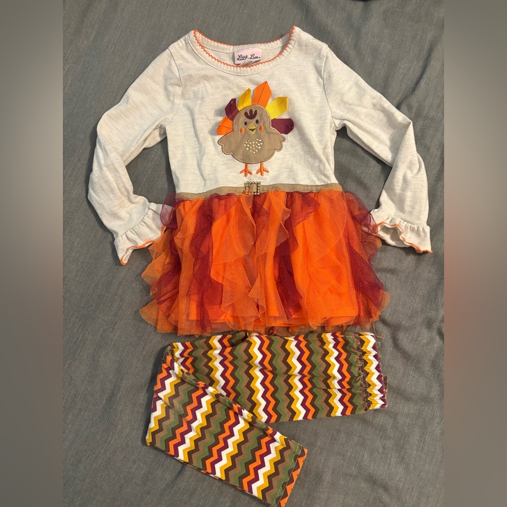 Little Lass Thanksgiving Outfit